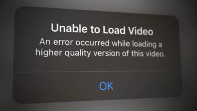 An Error Occurred while Loading a Higher Quality” on iPhone